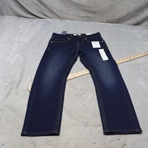 Levis Denizen Jeans Womens 8 Reg Dark Wash Denim Slim Stretch Skinny 24x23 NEW